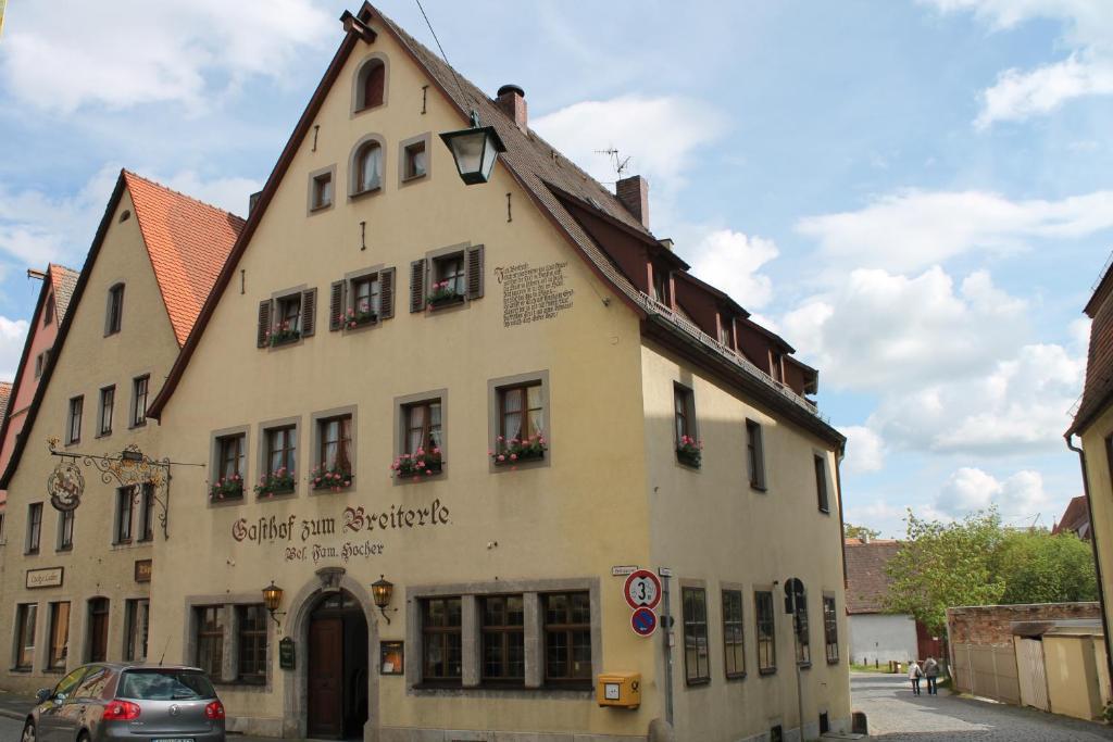 Hotel Zum Breiterle Rothenburg ob der Tauber Exteriör bild